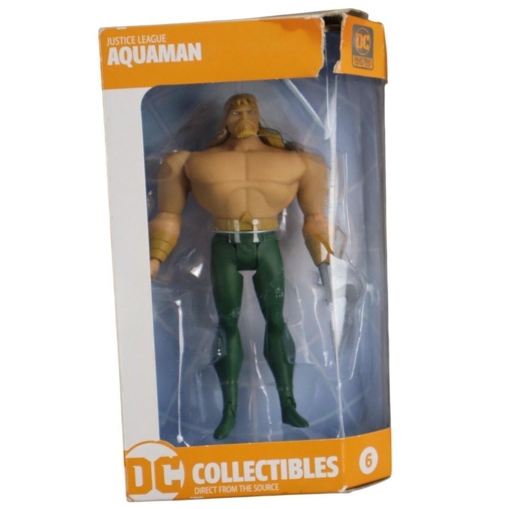 DC Collectibles Aquaman Action Figure 6 In Green Boxed Justice League Original - Picture 1 of 4